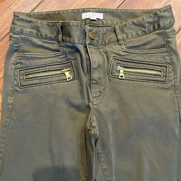 Loft zipper skinny leg jean size 6 - Picture 5 of 8